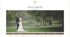 Desktop Screenshot of colejosephphotography.com